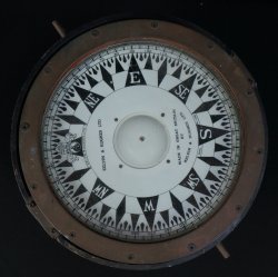 Ship compass 1950s