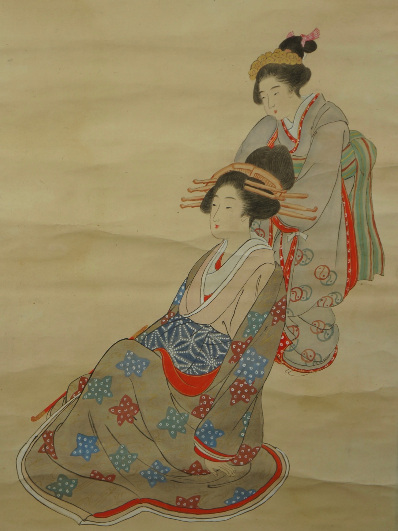 0 results for Kakejiku scroll painting Japanese art 1900 Washi paper Japan hanging craft