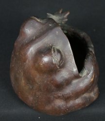 Garden frog 1900 bronze