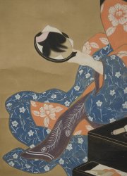 Geisha and the mirrors 1800s 