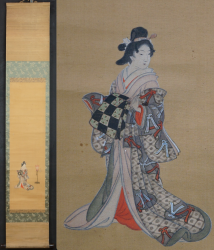 Geisha lantern Andon 1880