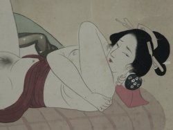 Shunga watercolor 1900s