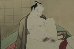 Shunga watercolor 1900s