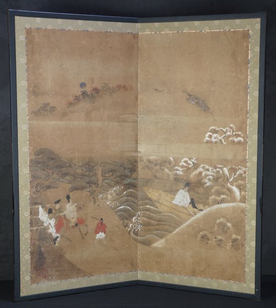 Genji-monogatari Byobu 1680