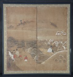 Genji-monogatari Byobu 1680