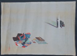 Genji-monogatari painting 1900s 