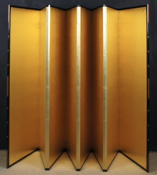 Gold Byobu panel 1900