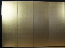 Gold Byobu panel 1900
