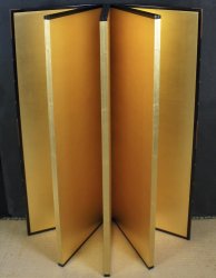 Gold Byobu panel 1900