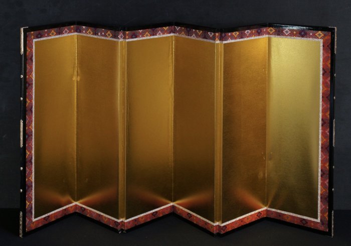 Gold Byobu screen1980
