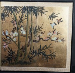 Gold leaf Byobu 1970s