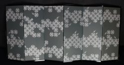 Gold leaf clouds Byobu 1970