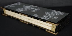 Gold leaf clouds Byobu 1970