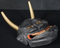 Hannya demon Noh art 1970s