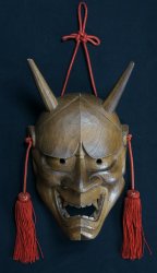 Hannya wood mask 1950s