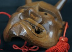 Hannya wood mask 1950s