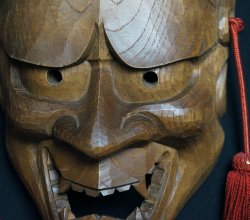 Hannya wood mask 1950s