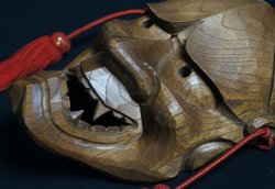 Hannya wood mask 1950s