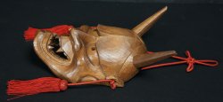 Hannya wood mask 1950s