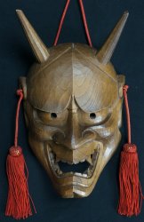 Hannya wood mask 1950s