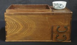 Hibachi box Keyaki 1900 tea
