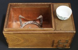 Hibachi box Keyaki 1900 tea