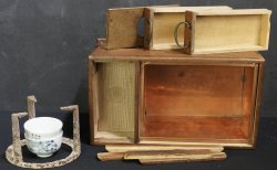 Hibachi box Keyaki 1900 tea