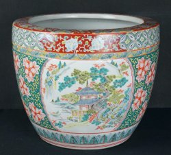 Hibachi brazier imari 1900