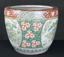 Hibachi brazier imari 1900