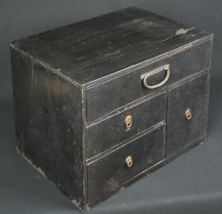 Hikidashi 1880 Meiji wood