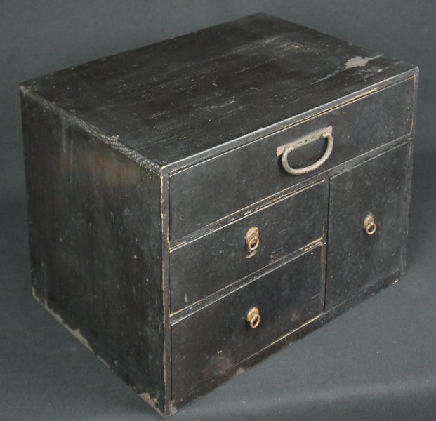 Hikidashi 1880 Meiji wood