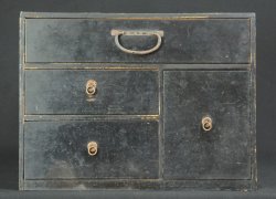 Hikidashi 1880 Meiji wood