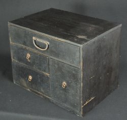 Hikidashi 1880 Meiji wood