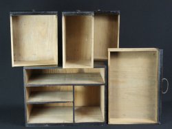 Hikidashi 1880 Meiji wood