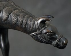 Horse bronze Koro 1800