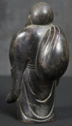Hotei Shinto deity bronze 1800