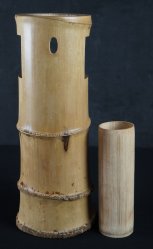 Ikebana bamboo vase 1980