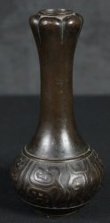 Ikebana bronze Edo vase 1800