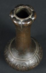 Ikebana bronze Edo vase 1800