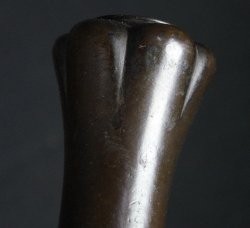 Ikebana bronze Edo vase 1800