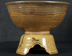 Ikebana floral basin vase 1920