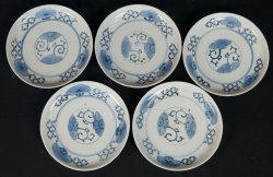 Imari 5 plates 1800