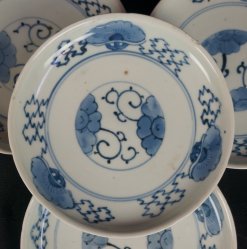 Imari 5 plates 1800