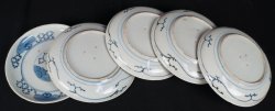 Imari 5 plates 1800