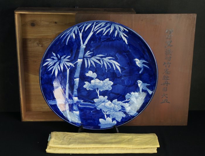 Imari bamboo and sparrow 1900