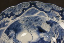 Imari dragon bowl 1880