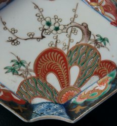 Imari Kakuzara plate 1800s