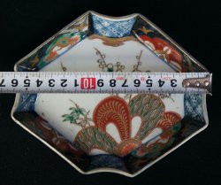 Imari Kakuzara plate 1800s