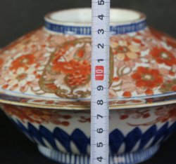 Imari vase kiln art 1920