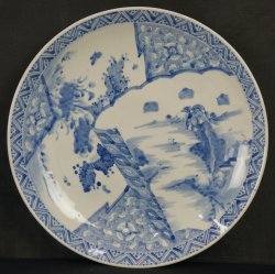 Imari wide plate 1890
